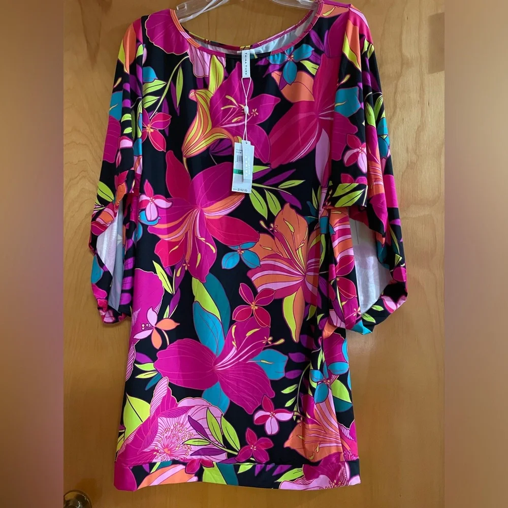 Trina Turk Luminary Cover-UpTunic NWT Size Large